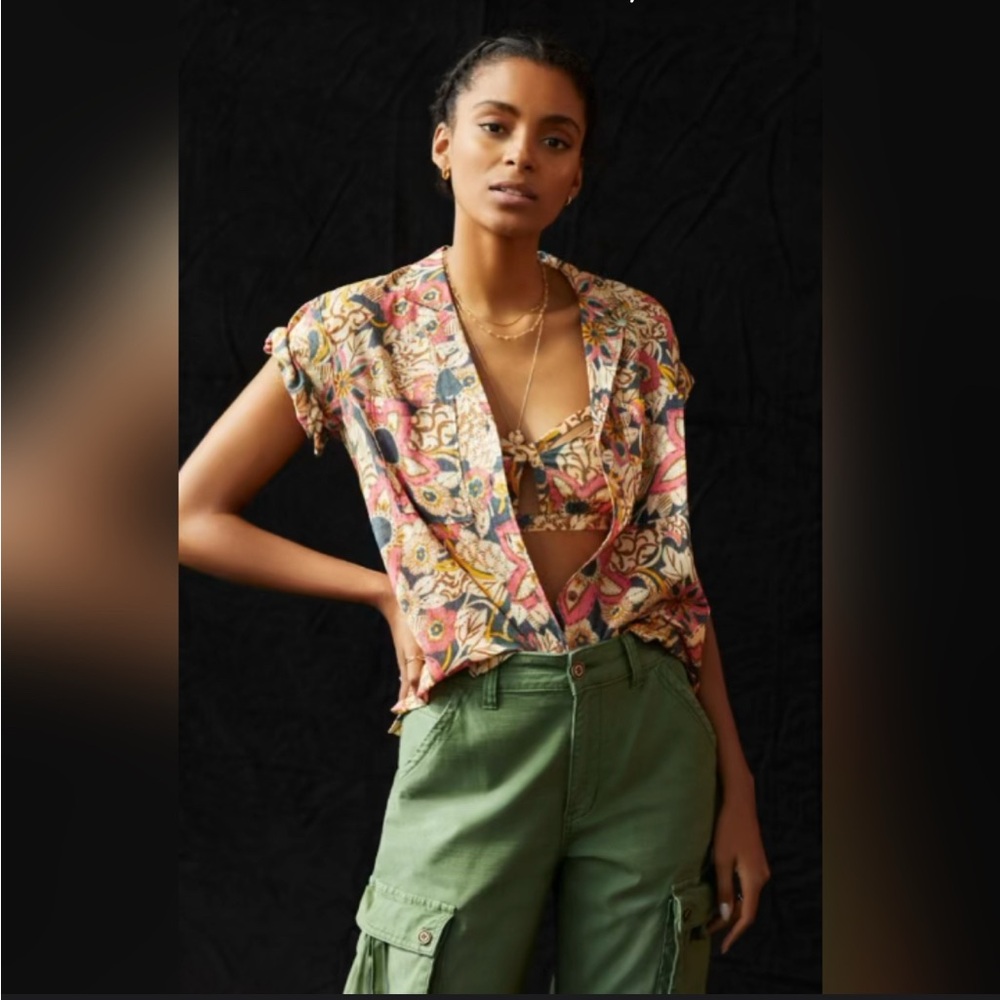 Anthropologie Pilcro Printed
Voile Surf Shirt - Picture 15 of 15